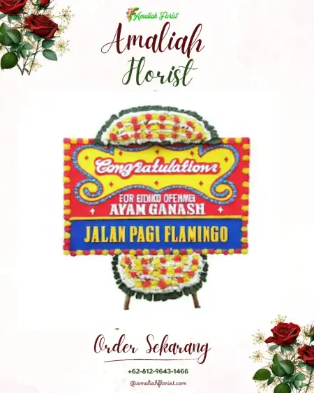 Sewa Papan Bunga Branta Tinggi